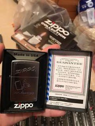 Zippo 限量版 銀色 火機 logo 包郵