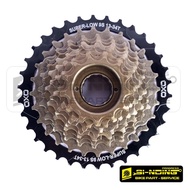 sprocket freewheel 7 8 9 speed oxo 13 14 - 32 34 ulir drat gear sepeda - 13 - 34t