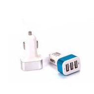 3-port USB car charger adapter