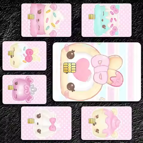Cute Num Noms Anime High Definition Matte PVC Film Tape | For Credit Card, Debit Card Stickers & Gif