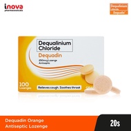 ✜✐Dequadin Orange Antiseptic Lozenge 250mcg 20's