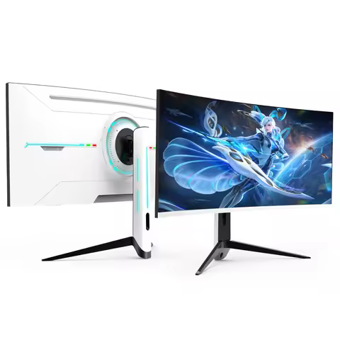 Curved Screen 24 32 34 Inch Ips Lcd 144hz 165 Hz 4K 1080P 3440*1440P Ultra Wide Desk Gaming Screen