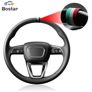 Bostar Universal DIY Alcantara Car Body Steering Wheel Racing Grills Grille Strip Trim For BMW E46 F