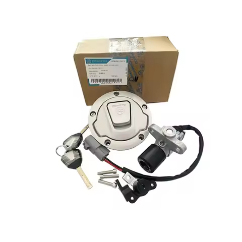 Motorcycle Ignition Key Switch Lock Fuel Oil Tank Cover For CFMOTO 450SR CF450SR CF400-6 CF MOTO SR4