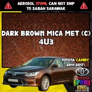 Toyota Camry { 4U3 Dark Brown Mica Met } 2011-2017 Touch Up Pen Paint Color Spray Paint Kereta Repai
