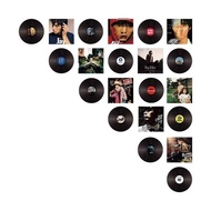 Jay Chou Album Industrial Style Vinyl Record Bar Scene Record Wall Sticker Wall Decoration Room Lyri
