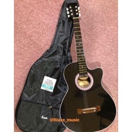 Yamaha Black Acoustic Guitar Bonus Bags And Strings