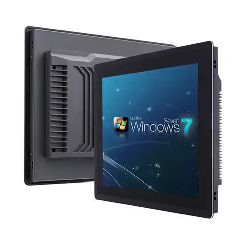 18.5 inch industrial computer all in one pc with capacitive touch screen fanless cooling 8GB RAM Opt