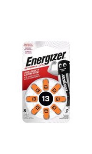 Energizer 勁量 AZ13 PR48 助聽器 1.45V 電池 電芯 8粒 卡裝