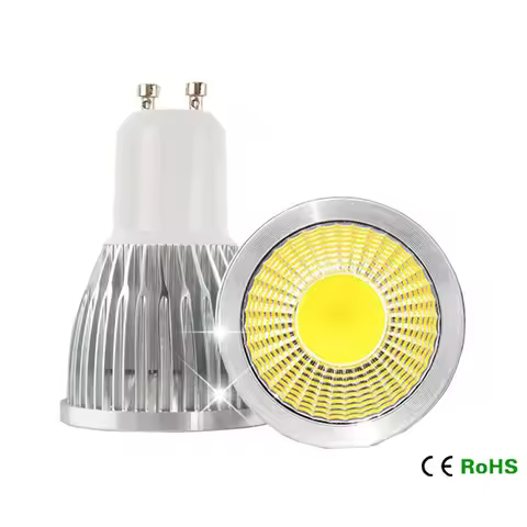 Super Bright GU10 LED Bulb 7W 220V LED lamp light MR16 COB Dimmable 12V led Spotlight Warm/Cold Whit