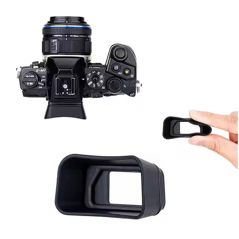Soft Silicone Long Camera Eyecup Eye Cup Viewfinder For Olympus OMD EM1 OM-D E-M1 Mark III II I Repl