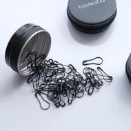 Bayleaf.id Black Hijab Bulb Pin / Black Hijab Bulb Pin