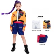 KPOP Demon Hunters Cosplay Costume Set - Rumi  Uniforms Costume for Halloween Kpop Children girl cos