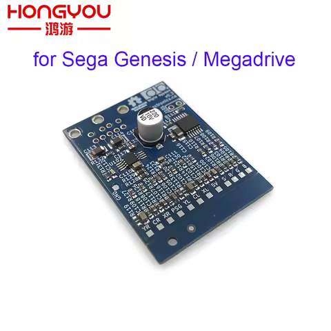 New Version Triple Bypass Board for Sega Genesis / Megadrive RGB THS7374 Mega Amp 0.3