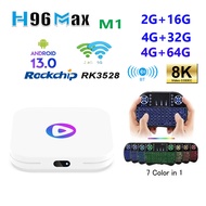 FVBGNHBVCS H96 MAX M1 Android 13 TV BOX RK3528 64GB 32GB 16GB 2.4G 5G WIFI BT 5.0 Global version Med