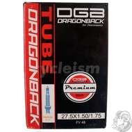 Dragonback Bicycle Tube 27.5x1.50/1.75 48mm Presta Valve MTB
