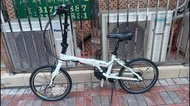Venzo FV27 20吋摺疊單車，V煞，18速，鋁架，全車快拆，摺疊腳踏，已換全新頭制及波線 ，本身24速現只有18速(但不影響其他運作) 企理免維修，可預約到實體店試車， 售價$590 [深水埗