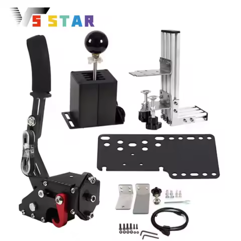 High Quality PC USB Simulator Shifter Handbrake with 7+R H Shifter Clip for Logitech G29 G27 GT THRU