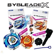 Beyblade X CX01 CX08 CX09 CX10 CX11 CX12 Metal Fusion Spinning Top Toy Set dengan Grip Launcher Gasi