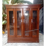 Lemari Pakaian Gamis 4 Pintu Kayu Jati/trinityjayafurniture