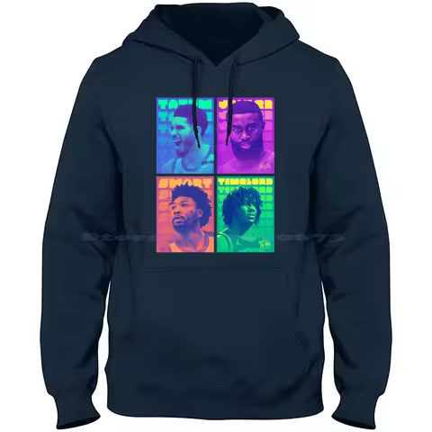 Boston Basketball 100% Cotton Hoodie Jayson Tatum Jason Jaylen Brown Marcus Smart Smarf Robert Willi