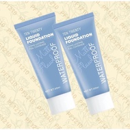 TEN TWENTY 60ML Waterproof Liquid FOUNDATION Matte Natural Finish
