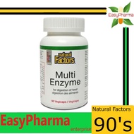 Natural Factors Multi Enzyme 90's [ Assist and Enhance Digestion ]