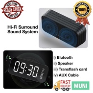 ❃ﺴLED Digital Clock Alarm Clock Bluetooth Speaker Jam Loceng USB Digital Bluetooth Speaker Alarm Clock Digital