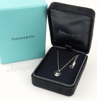 （歡迎線上刷卡無息分期）[二手正品]TIFFANY&amp;Co. 愛心型三鑽石項鍊 18Ｋ白金 750