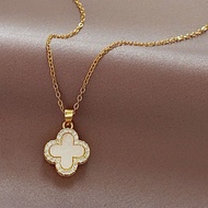 4-leaf necklace