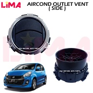 PERODUA MYVI LAGI BEST , MYVI ICON AIRCOND OUTLET VENT SIDE CHROME RING *ORIGINAL*