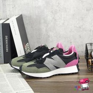 球鞋補習班 NEW BALANCE 327 x CORDURA 黑 抹茶綠 抗撕裂 復古 韓系 休閒鞋 MS327WR1