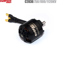 SURPASS HOBBY 2216 C2836 750KV 880KV 1120KV Brushless Motor for RC Airplane Fixed-wing Glider Aircra