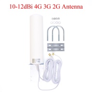10-12dBi 4G LTE External Antenna 698-2700MHz 4G 3G 2G Outdoor Antenna Dual Slider SMA Male 5m/16.4ft Cable For Modem Router