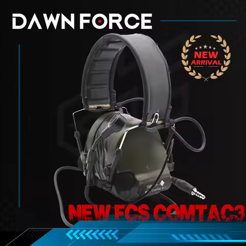New Version FCS-Tactical Cm III 3 Headset Noise Reduction Headphone Earmuffs Shooting Protector for 