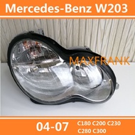 FOR Mercedes Benz W203 04-07 C180 C200 C230 C280 C300 W203 HEADLAMP  HEADLIGHT HEAD LAMP(halogen lam