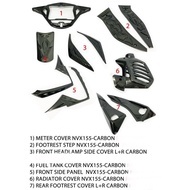 NVX155 ACCESSORIES COVER CARBON BLACK