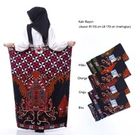 Sarung Batik Motif Gunungan Wayang SOGAN BIRU | Rayon | BATIK AGUNG