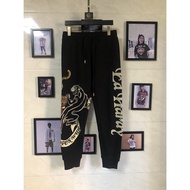 EDhardy EDhardy Street Wear Hot Rhinestone Leopard Cardigan Jacket Sweatpants Men Women Fleece Fleec