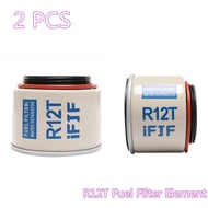 IFJF 2 Pcs R12T Fuel Filter/Water Separator Replace Element for Racor 120AT 120AS NPT ZG1/4-19 Diese