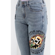 Ed Hardy Skull Chopper Denim Jeans