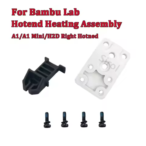 For Bambu Lab A1 H2D A1 Mini Hotend Heating Assembly Block Zirconia H2D Hotend Right Mounting Kit A1