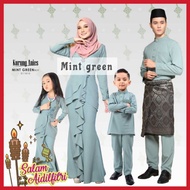 Kurung Anies Baju Raya Sedondon Set Family Sedondon Baju Kurung  Baju Melayu Slim fit Sedondon Ibu dan Anak
