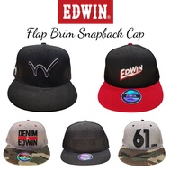 NEW ARRIVAL EDWIN FLAT BRIM SNAPBACK CAP