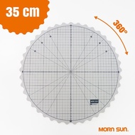 撥動式旋轉拼布切割墊(直徑35cm / 14吋)