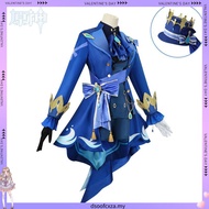 Woikmoe Furina Cosplay Costume Furina Cosplay Outfit Uniform Dress Full Set Halloween Women Costume 