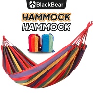 Rainbow Swing Outdoor Canvas Hammock Camping Portable Buaian Gantung Tidur Relax Chair Hanging Bed
