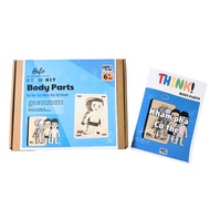 Wooden 3D Human BODY PUZZLE Toy, BODY PARTS PUZZLE