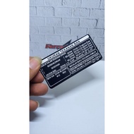 Warning sticker OLD TIRE PRESSURE SIZE Motorcycle Sticker Reflective Sticker Motorcycle