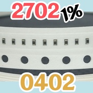 10pcs Chip resistor smd 2702 27K0 273 1% size 1005 0402 27Kohm 27K ohm 27 Kohm
